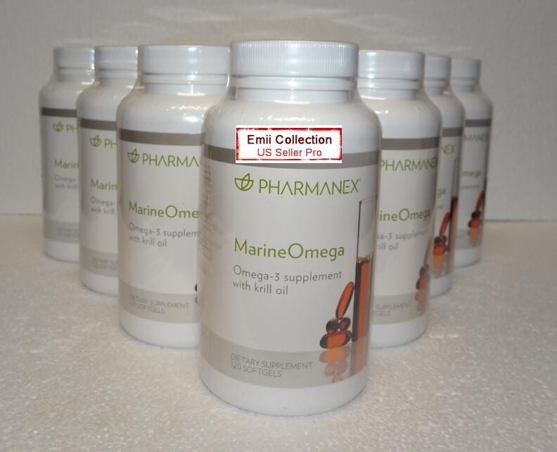Nu Skin Nuskin Pharmanex Marine Omega MarineOmega 120 Softgels Bundle