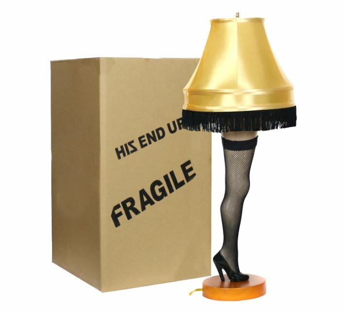 26" Deluxe Desktop Christmas Leg Lamp
