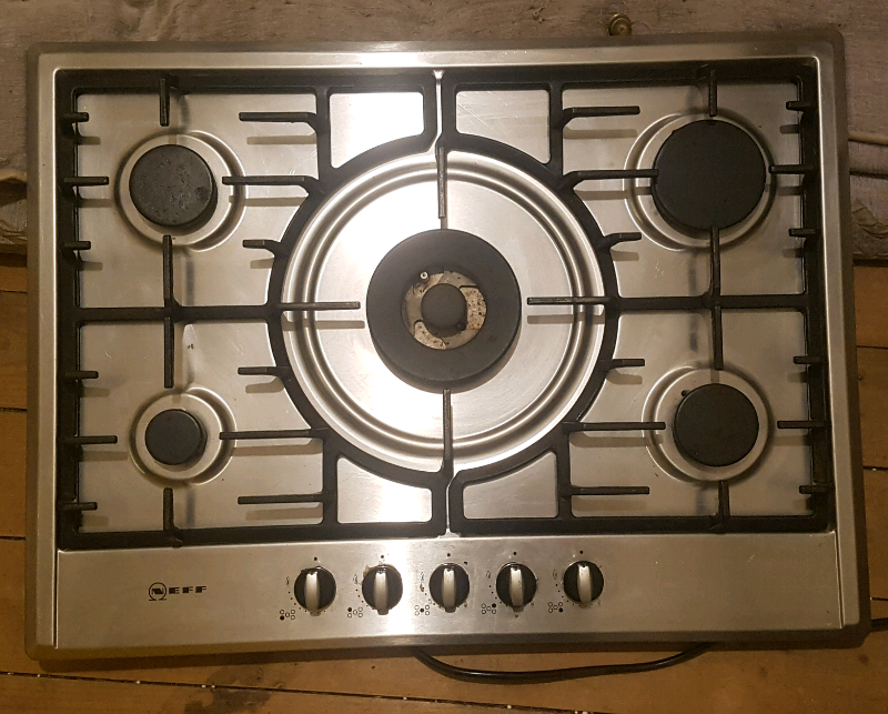 NEFF T25S56N0GB Gas Hob 5 Rings Stainless Steel in Blantyre, Glasgow