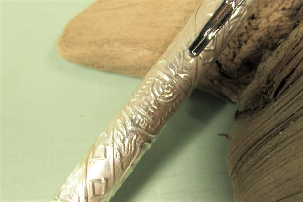 Sterling Silver Israel Globus Pen - Vintage Menorah Holy Land