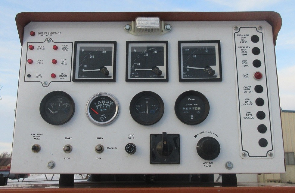 50 kw Generac / Hino Diesel Generator / Genset - Single Phase - Load Bank Tested