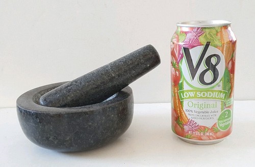 Palm Restaurant Miami Mortar And Pestle Polished Granite Kitchen Chef