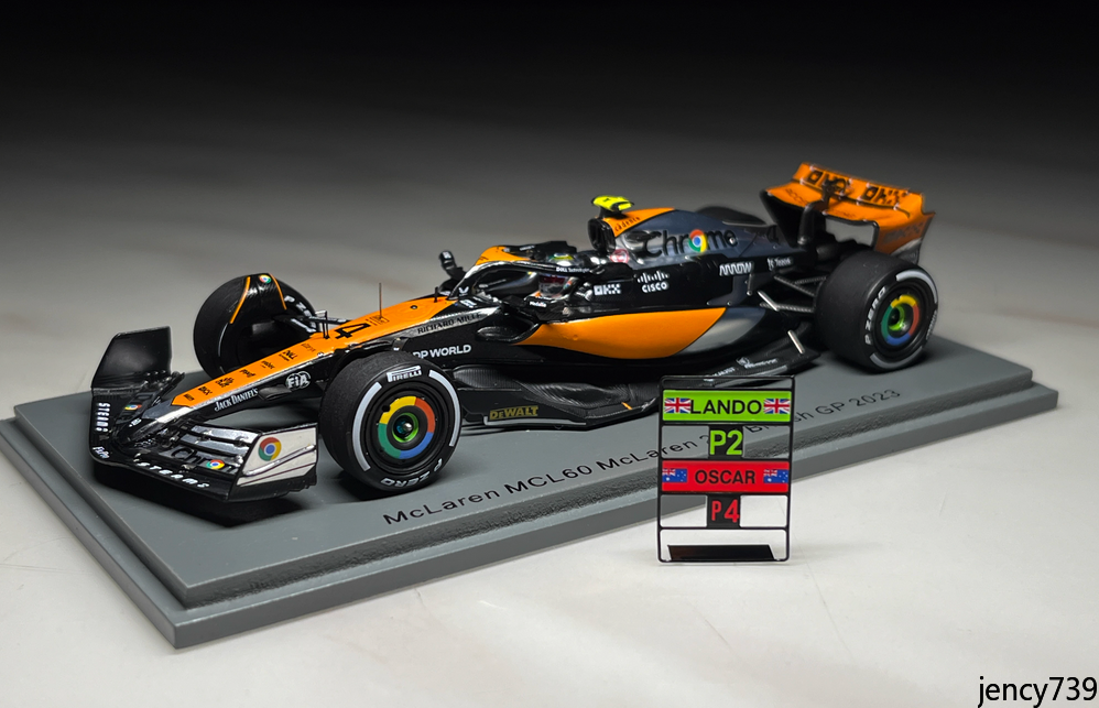 Spark 1/43 McLaren MCL60 McLaren 2nd British GP 2023 | eBay