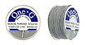 Light Gray TOHO One-G Nylon Beading Thread 50 Yard Spool - (1 Spool)