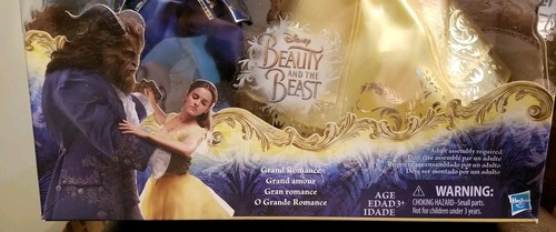 NEW, DISNEY BEAUTY AND THE BEAST GRAND ROMANCE DOLL SET, BELLE & BEAST 3+ NRFB