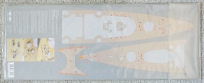 1/200 Wood Deck for DKM Bismarck (TRP #03702) Pontos #20001WD1 Factory Seal MISP
