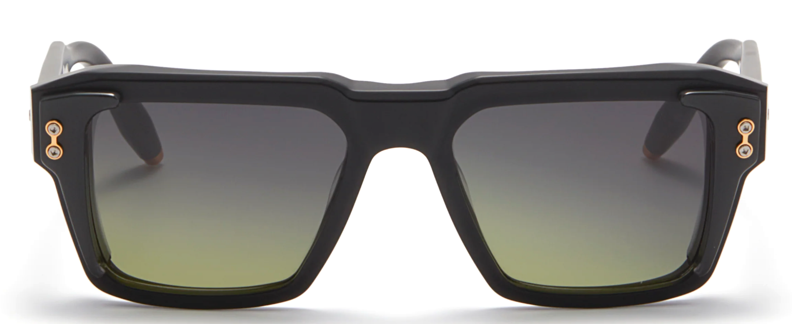 Pre-owned Akoni Sunglasses Hercules Aks-105d-54 Matte Black Unisex In Green