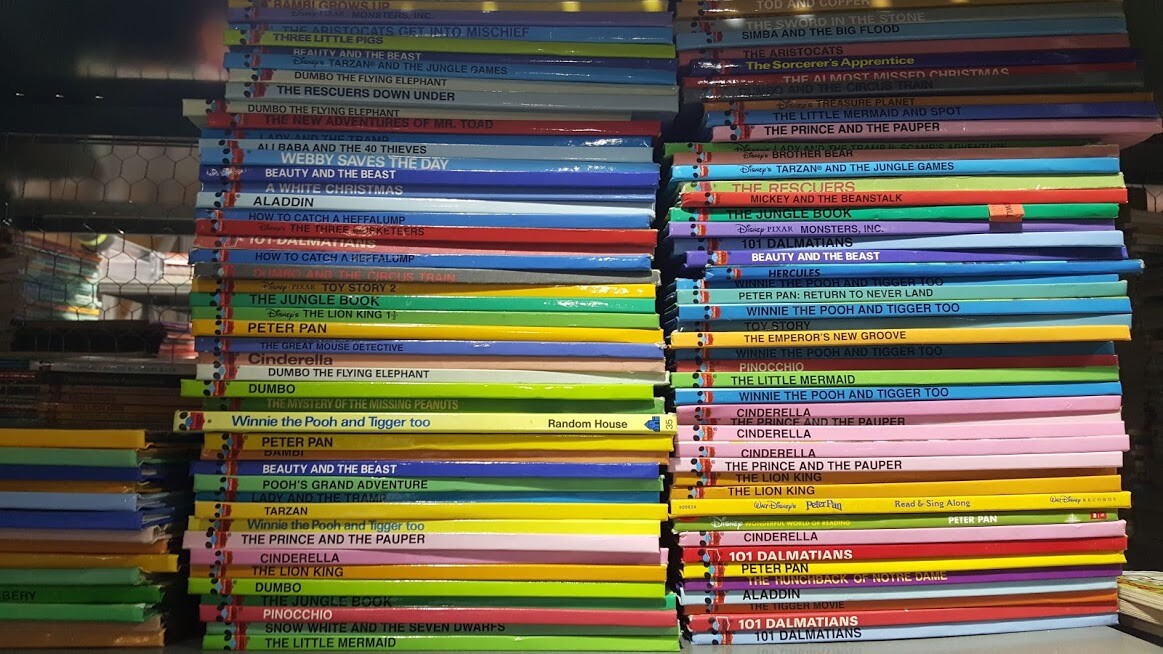 Lot of 10 Disney's Wonderful World of Reading Hardcover