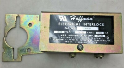 Hoffman Electrical Interlock Switch A-EK115NDH 120/110 Vac .100/.120 Amp 