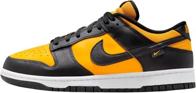 Мужские кроссовки Nike Dunk Low Retro Black/University Gold-White (FZ4618 001) - 11,5