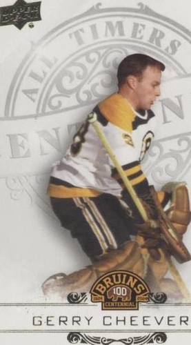 2023-24 Upper Deck Boston Bruins Centennial - Gerry Cheevers #100-40