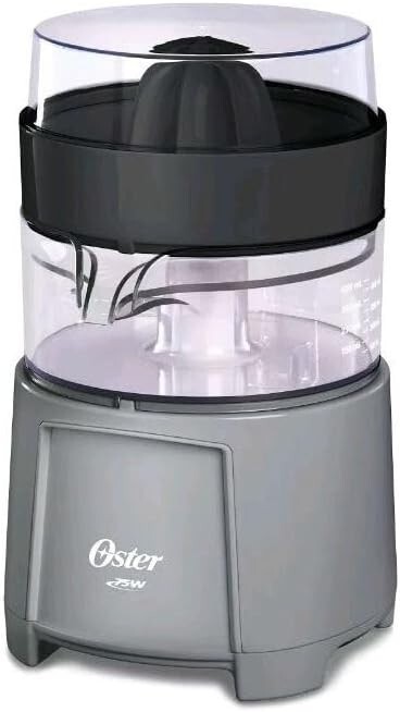 Oster Electric Citrus Juicer, High-Performance Silver 75 Watt Motor Electric