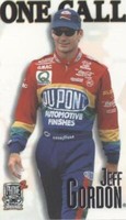 1997 Finish Line Phone Pak Racing 2 Phone Cards - Jeff Gordon #1
