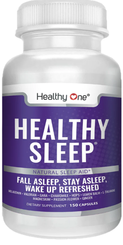 Healthy Sleep - Natural Sleep Aid - Fall Asleep, Stay Asleep, Wake Up Refreshed.