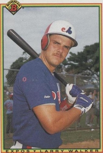 1990 Bowman - Larry Walker #117