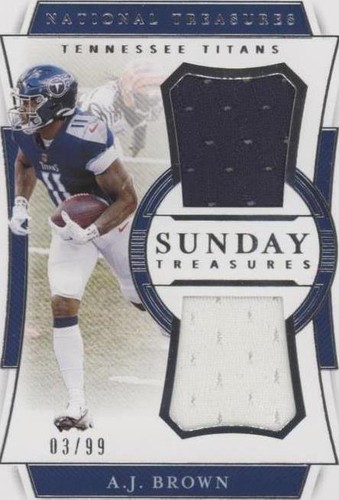 2020 Panini National Treasures A.J. Brown #ST-AB