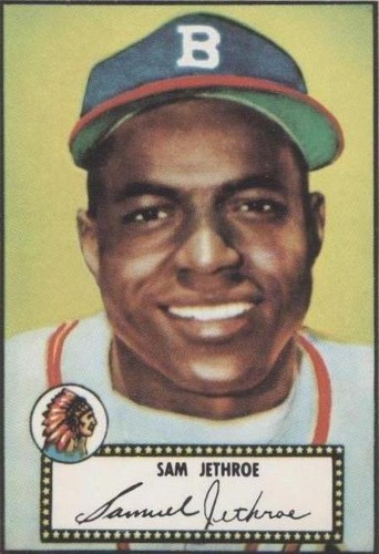 1983 Topps 1952 Reprint Series - Sam Jethroe #27