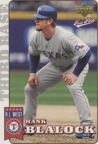2006 Upper Deck First Pitch - Hank Blalock #194