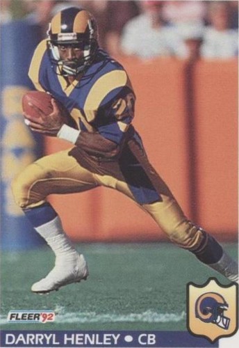 1992 Fleer Darryl Henley #214