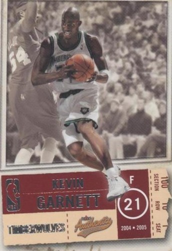 2004-05 Fleer Authentix - Kevin Garnett #34