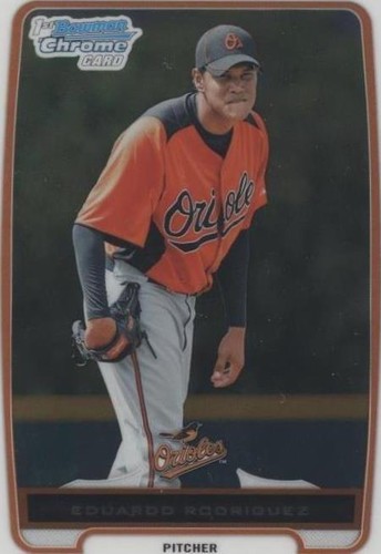 2012 Bowman Chrome - Eduardo Rodriguez #BCP200