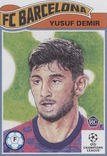 2021 Topps UCL Living Set Yusuf Demir #391
