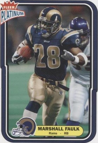 2004 Fleer Platinum Marshall Faulk #50