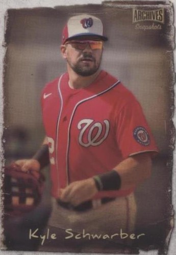 2021 Topps Archives Snapshots - Kyle Schwarber #TT-KS