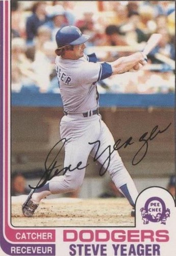 1982 O-Pee-Chee - Steve Yeager #219