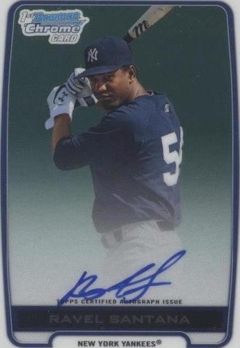 2012 Bowman Chrome - Ravel Santana #BCA-RS