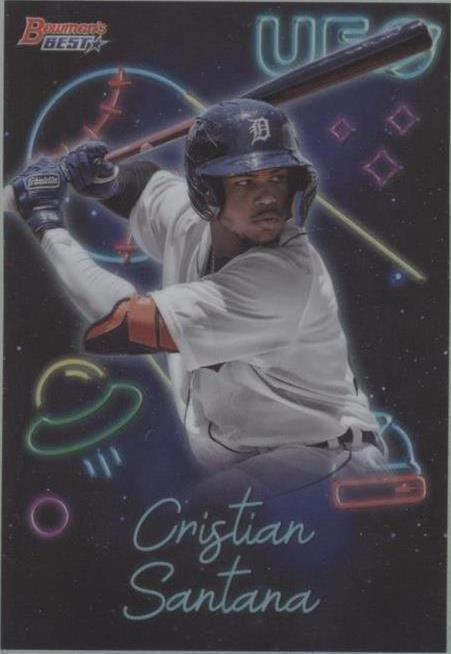 2022 Bowman's Best - Cristian Santana #UFO-8