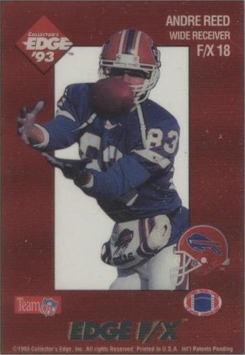 1993 Collector's Edge Andre Reed #F/X 18