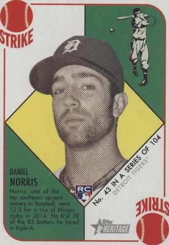 2015 Topps Heritage '51 - Daniel Norris #43