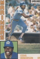 1984 O-Pee-Chee - Steve Henderson #274
