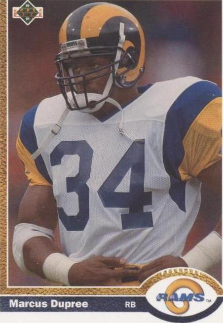 1991 Upper Deck Marcus Dupree #499