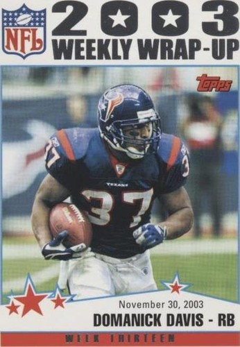 2004 Topps Domanick Davis #303