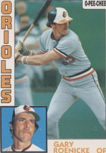 1984 O-Pee-Chee - Gary Roenicke #372