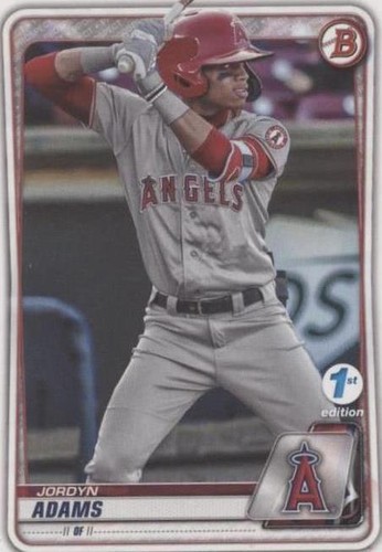 2023 Topps NOW 734 Jordyn Adams Collects 1st MLB Hit Angels