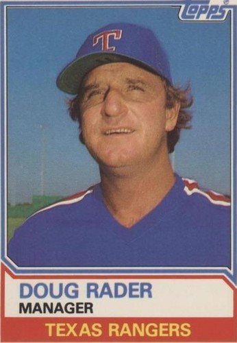 1983 Topps Traded - Doug Rader #91T