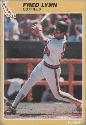 1985 Fleer - Fred Lynn #307