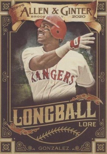 2020 Topps Allen & Ginter's - Juan González #LL-14