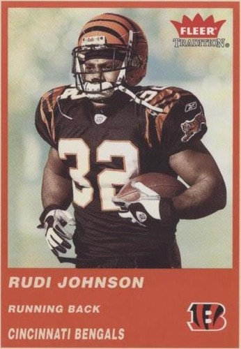 2004 Fleer Tradition Rudi Johnson #198