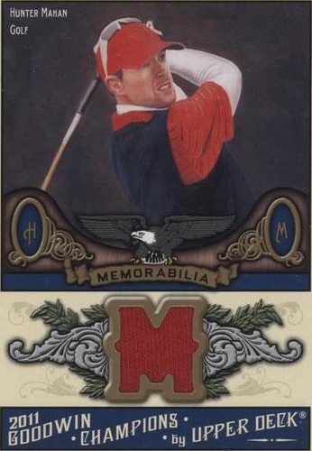 2011 Upper Deck Goodwin Champions - Hunter Mahan #M-MH