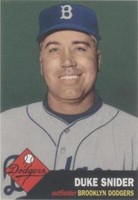 1995 Topps Archives Brooklyn Dodgers - Duke Snider #63