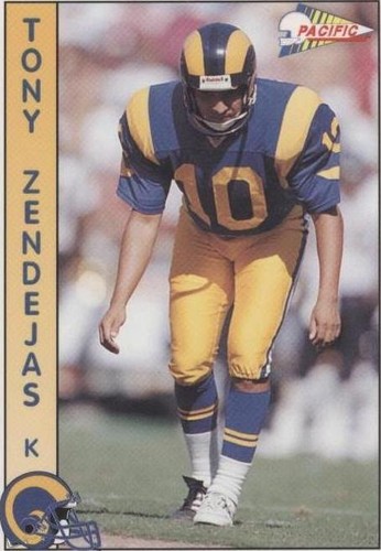 1992 Pacific Tony Zendejas #484