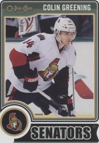 2014-15 O-Pee-Chee - Colin Greening #329