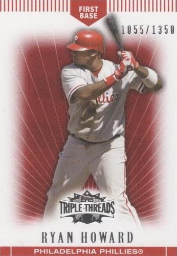 2007 Topps Triple Threads - Ryan Howard #10