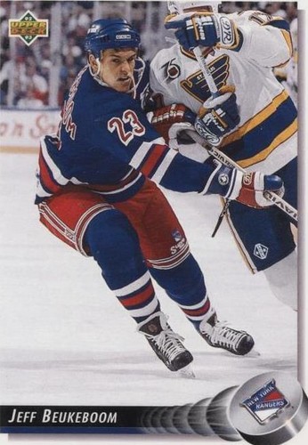 1992-93 Upper Deck - Jeff Beukeboom #161