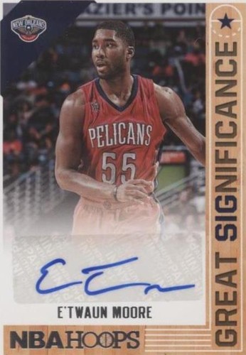 2017-18 Panini NBA Hoops - E'Twaun Moore #GS-EM