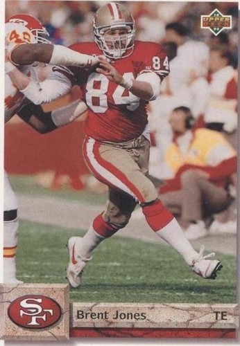 1992 Upper Deck Brent Jones #126